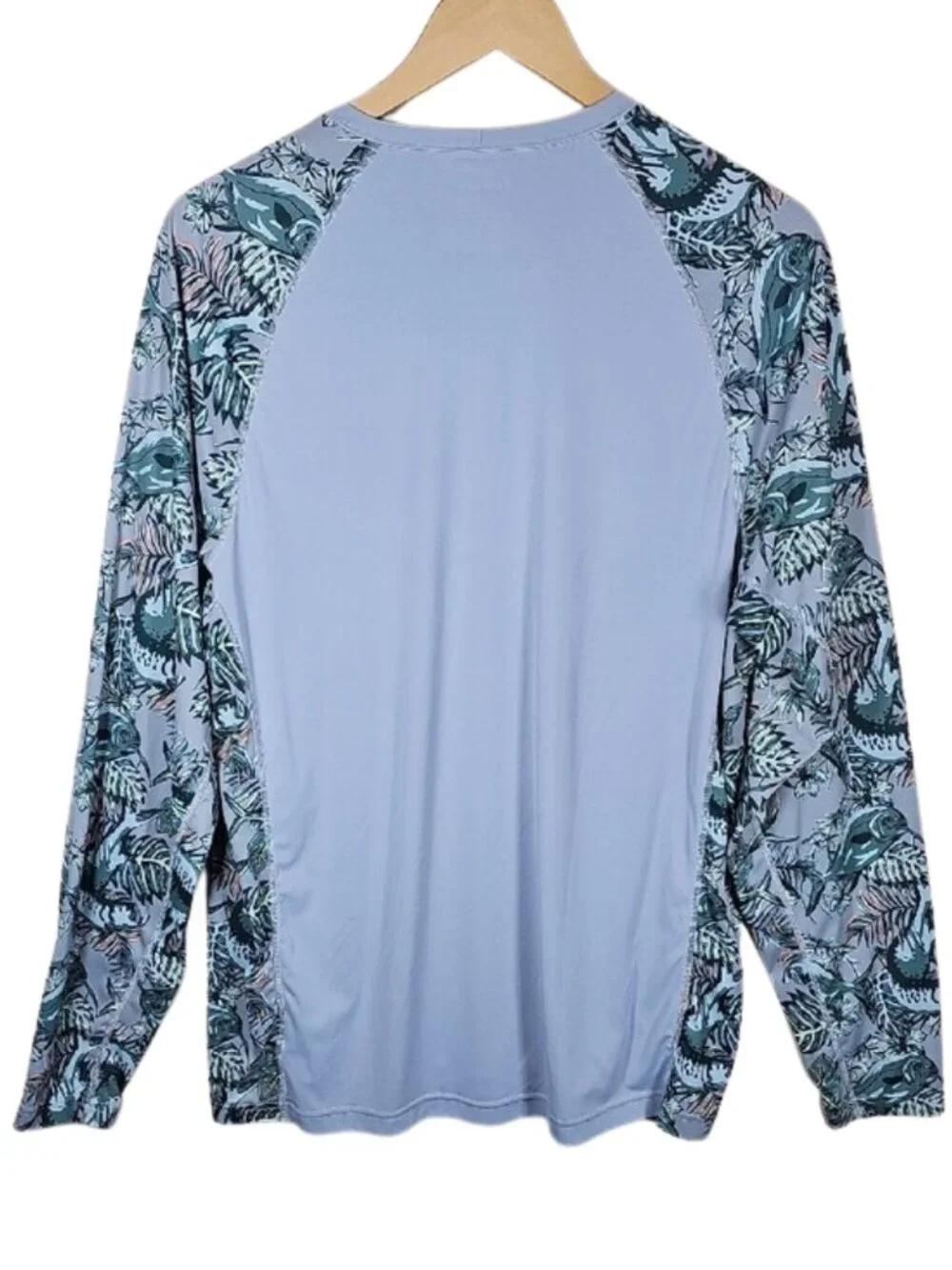 Simms SolarFlex Crewneck Long Sleeve Shirt Men's L UPF 50 Fishing Outdoor Unisex